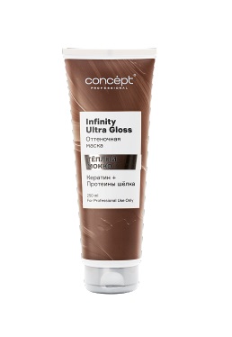 Маска оттеночная infinity ultra gloss теплый мокко, 250 мл