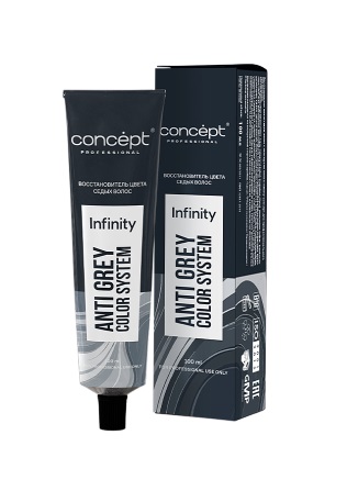 Восстановитель цвета седых волос с пептидами Infinity, тон Шатен, 100 мл