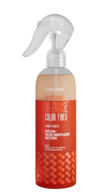 Спрей двухфазный для защиты цвета окрашенных волос INFINITY Color Fixer, 250 мл