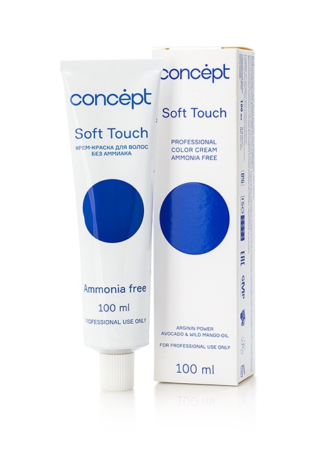 Крем-краска для волос без аммиака Софт Тач (no ammonia professional color-cream SOFT TOUCH)