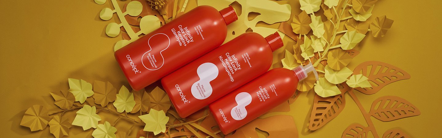 Шампунь для окрашенных волосInfinity Color Lock Shampoo Keratin+