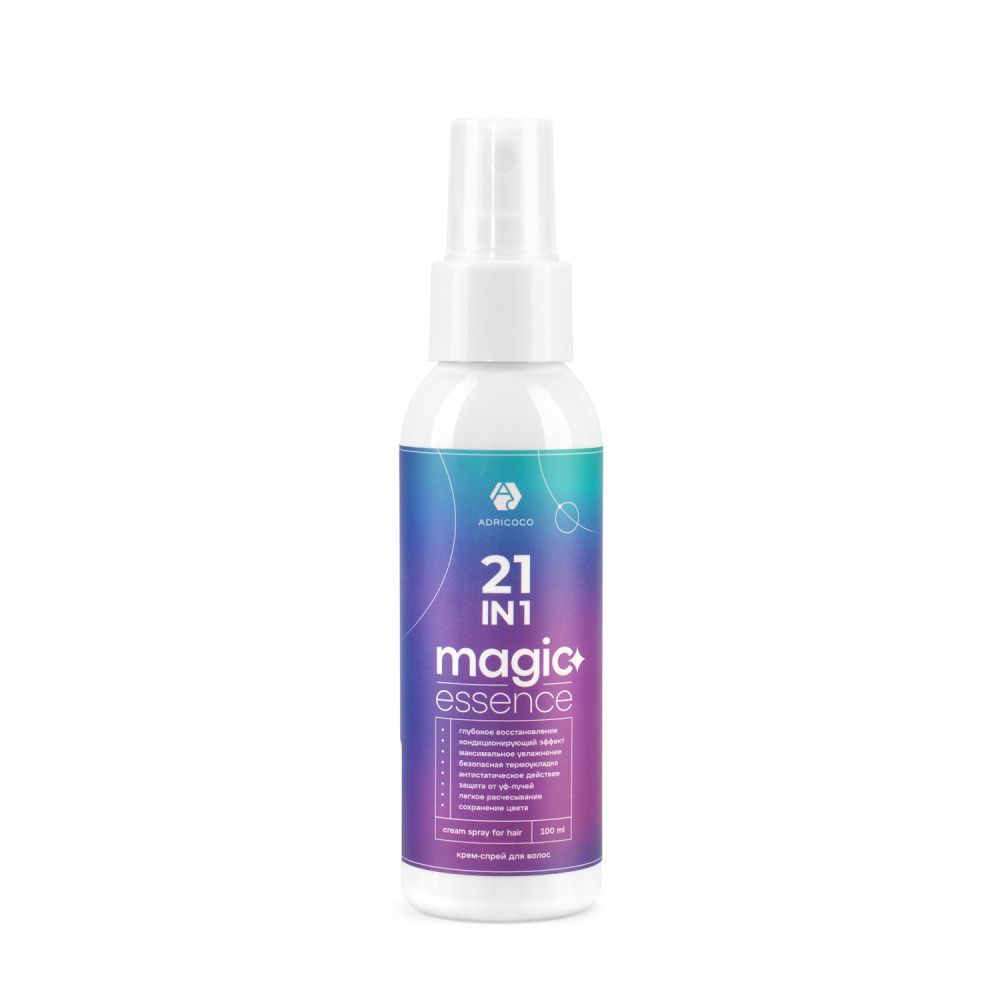 Крем-спрей для волос 21 в 1 ADRICOCO Magic Essence многофункциональный, 100 мл