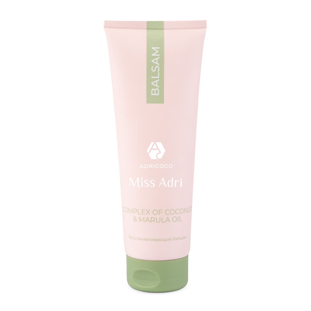 Восстанавливающий бальзам для волос ADRICOCO Miss Adri Complex of coconut & marula oil, 250 мл